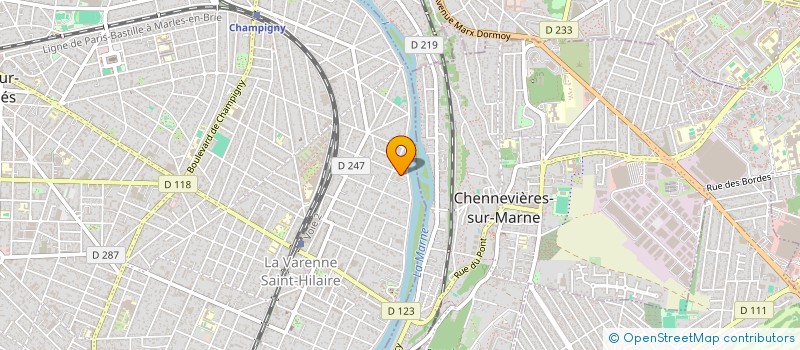 localisation de l'entreprise YJ CAPITAL à SAINT-MAUR-DES-FOSSES