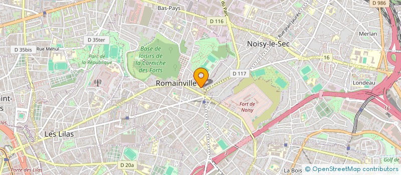localisation de l'entreprise YJ CONCEPT à ROMAINVILLE