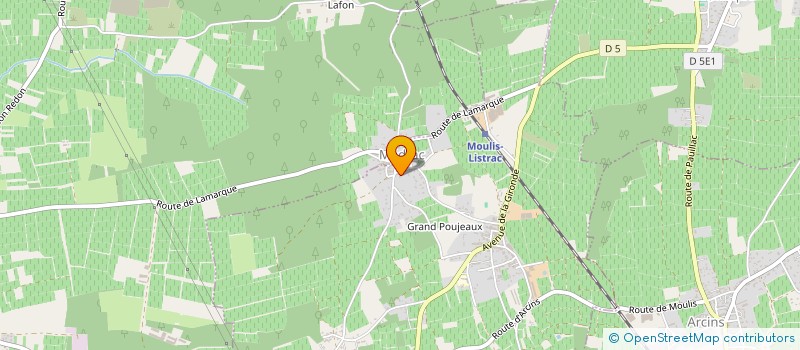 localisation de l'entreprise YJ INVESTISSEMENTS  MOULIS-EN-MEDOC