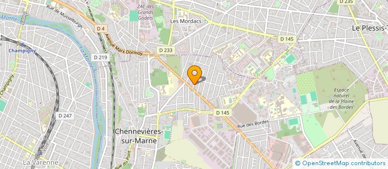 localisation de l'entreprise YJ MOTORS  CHENNEVIERES-SUR-MARNE