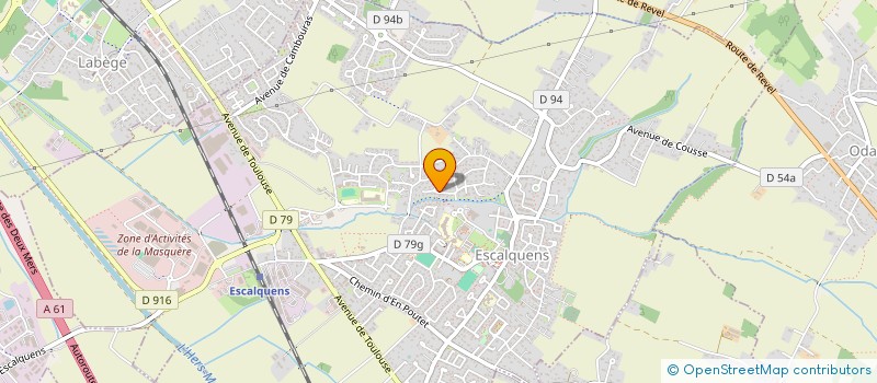 localisation de l'entreprise YJ TOULOUSE  ESCALQUENS