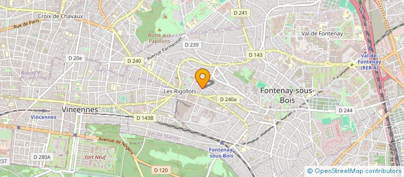 localisation de l'entreprise YJO CONSEIL à FONTENAY-SOUS-BOIS
