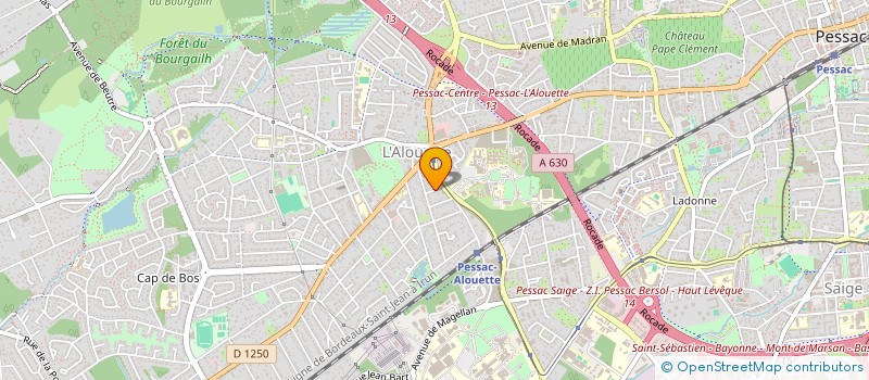 localisation de l'entreprise YJY HOLDING  GRADIGNAN