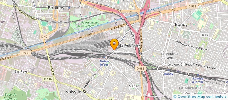 localisation de l'entreprise YK à NOISY-LE-SEC