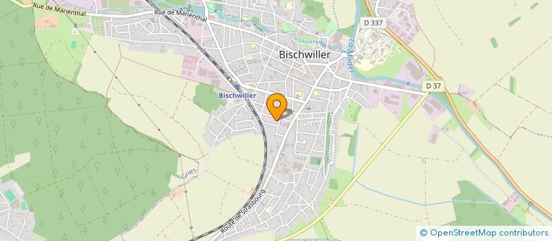 localisation de l'entreprise YK  BISCHWILLER