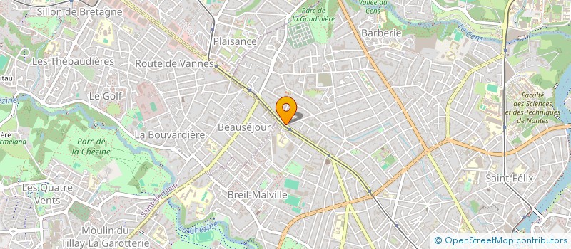 localisation de l'entreprise YK CONSTRUCTION à NANTES