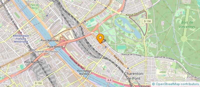 localisation de l'entreprise YK HOLDING  CHARENTON-LE-PONT