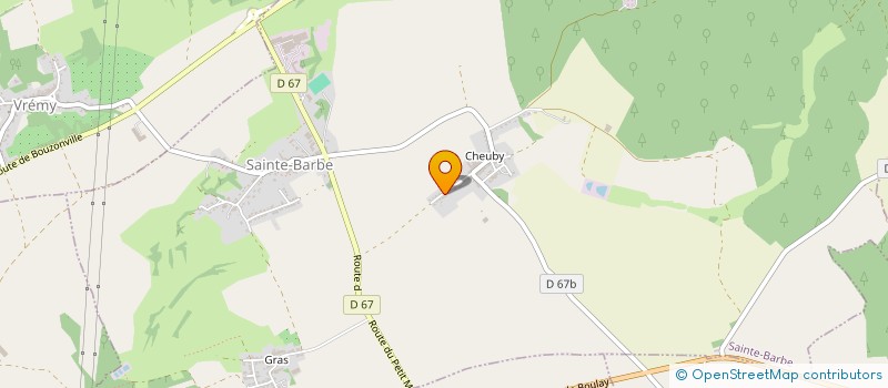 localisation de l'entreprise YK INVEST  SAINTE-BARBE