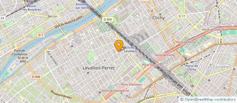 localisation de l'entreprise YK INVESTMENT à LEVALLOIS-PERRET