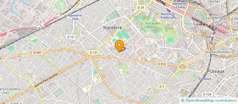 localisation de l'entreprise YK IT  NANTERRE