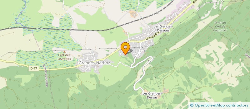 localisation de l'entreprise YK PATRIMOINE  GRANGES-NARBOZ