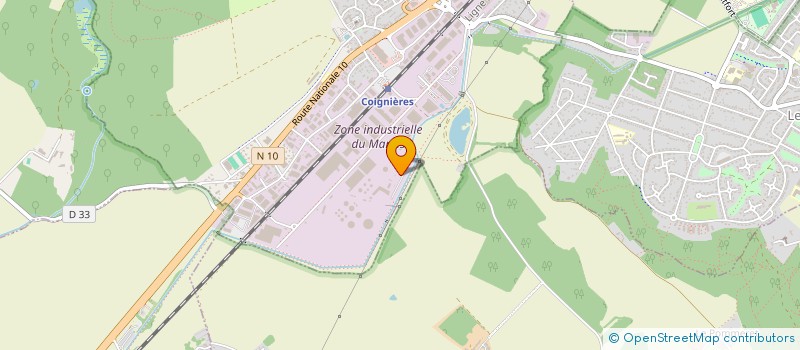 localisation de l'entreprise YK SERVICES  COIGNIERES