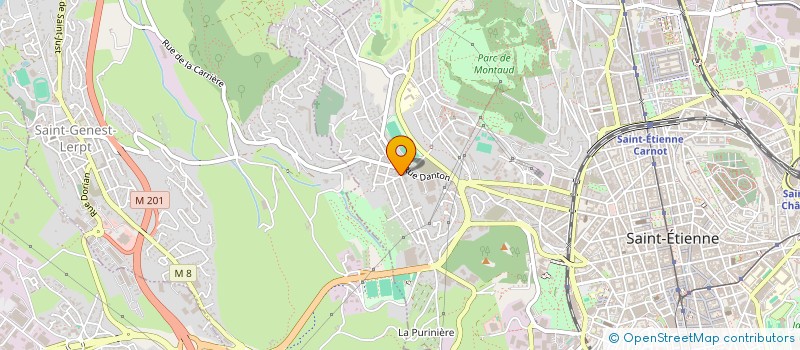 localisation de l'entreprise YKD  SAINT-ETIENNE