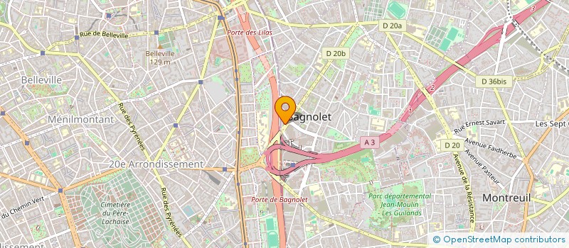 localisation de l'entreprise YKEM CAPITAL à BAGNOLET