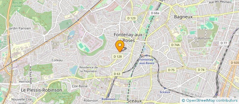 localisation de l'entreprise YKEM SARL à FONTENAY-AUX-ROSES