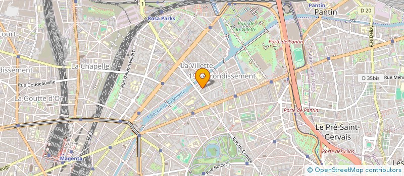 localisation de l'entreprise YKL  PARIS