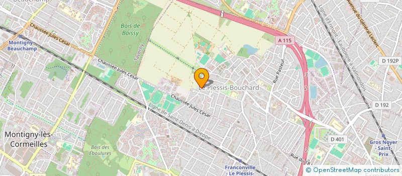 localisation de l'entreprise YKP à LE PLESSIS-BOUCHARD
