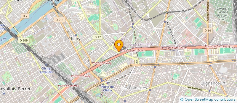 localisation de l'entreprise YL & A à CLICHY