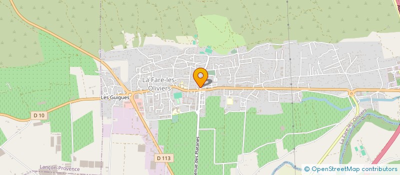 localisation de l'entreprise YL COIFFURE  LA FARE-LES-OLIVIERS