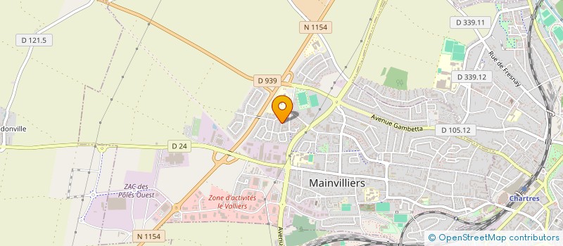 localisation de l'entreprise YL DRIVE à MAINVILLIERS