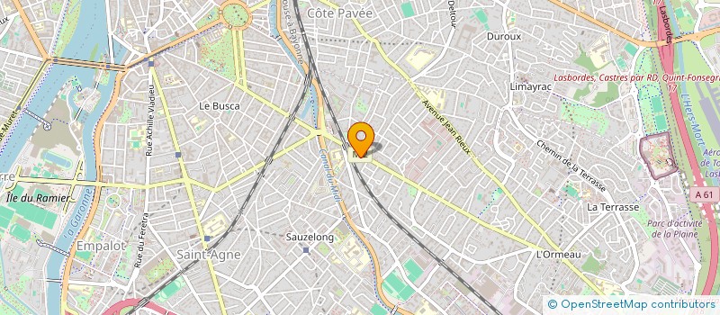 localisation de l'entreprise YL FINANCE à TOULOUSE
