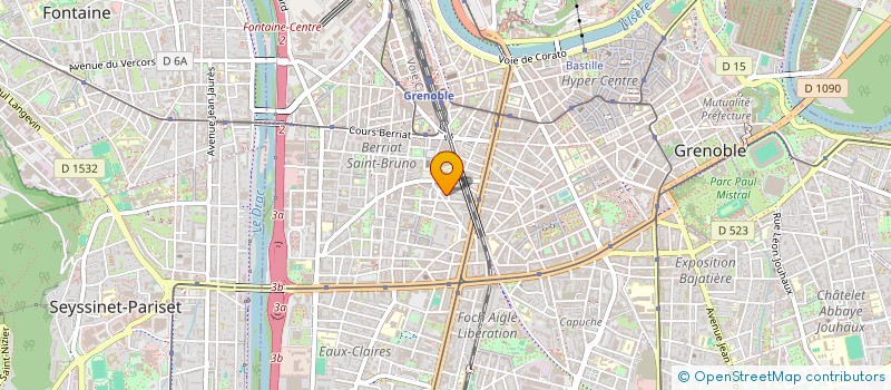 localisation de l'entreprise YL MANAGER à GRENOBLE