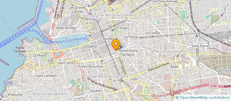 localisation de l'entreprise YL PARAISO à MARSEILLE 6