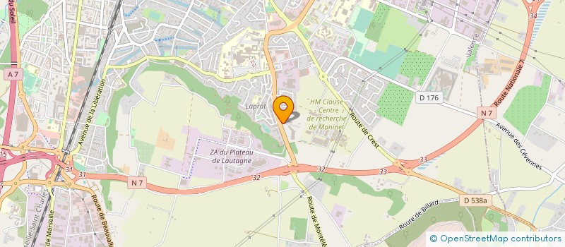 localisation de l'entreprise YL R DEVELOPPEMENT  VALENCE