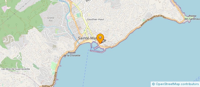 localisation de l'entreprise YL YACHTING SAS à SAINTE-MAXIME