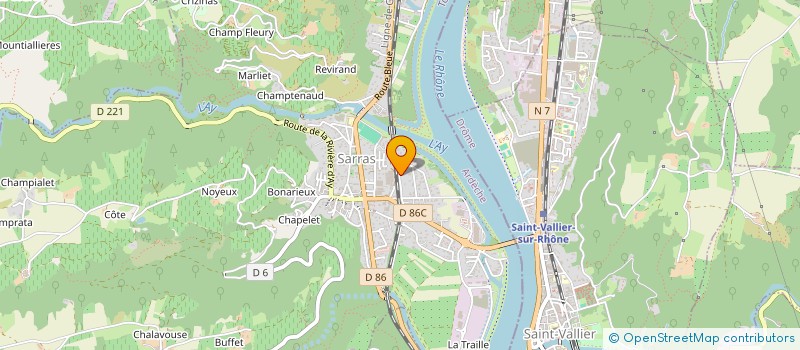 localisation de l'entreprise YL2E  SARRAS