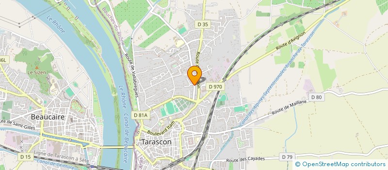 localisation de l'entreprise YLANA  TARASCON