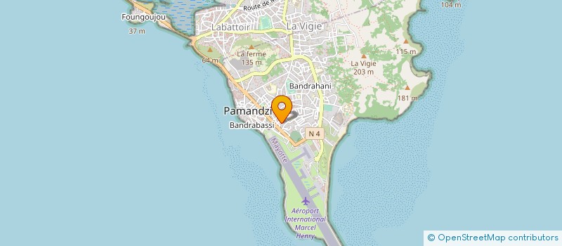 localisation de l'entreprise YLANG CONSTRUCTION SARL  PAMANDZI