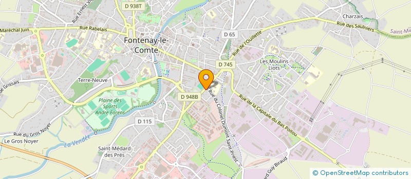 localisation de l'entreprise YLANG PARTICIPATIONS à FONTENAY-LE-COMTE
