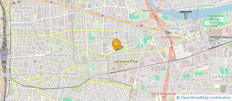localisation de l'entreprise YLANG TOURS SARL à VILLEURBANNE