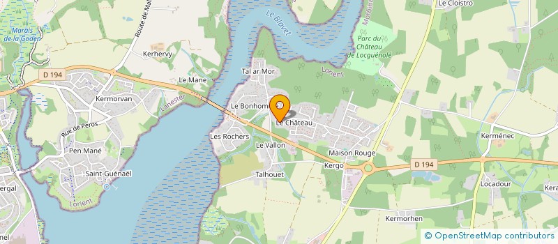 localisation de l'entreprise YLANG YLANG à KERVIGNAC