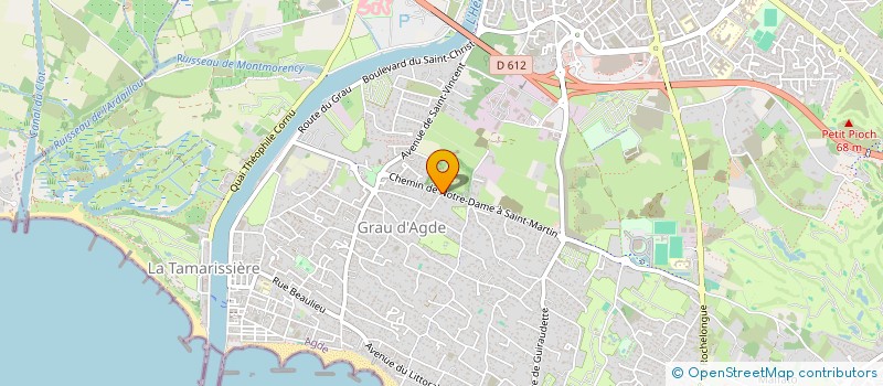 localisation de l'entreprise YLANN  AGDE