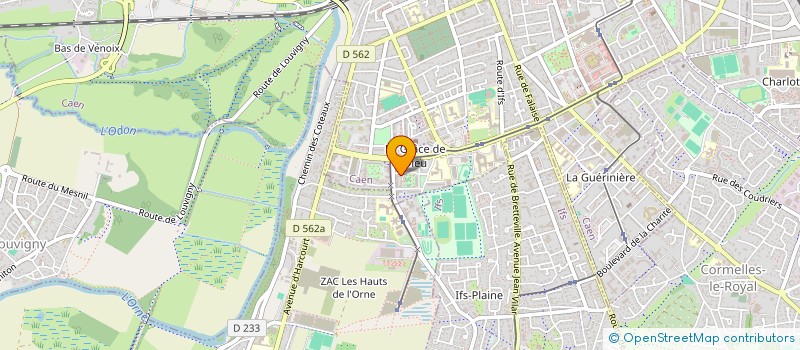 localisation de l'entreprise YLC PLOMBERIE à CAEN
