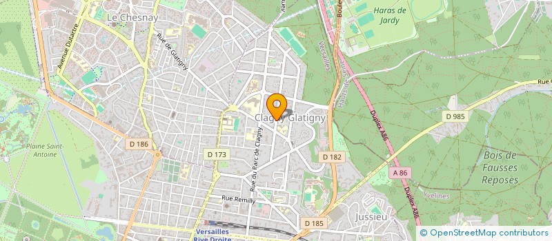 localisation de l'entreprise YLD CONSEIL à VERSAILLES
