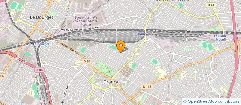 localisation de l'entreprise YLD SERVICES à DRANCY