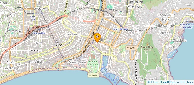 localisation de l'entreprise YLF PATRIMOINE à NICE