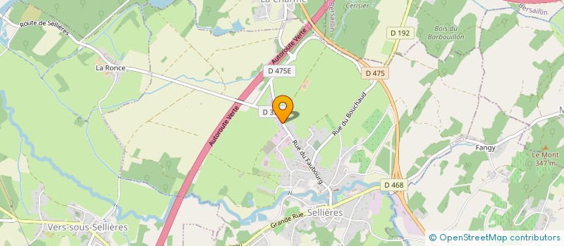 localisation de l'entreprise YLFX LOCATION  SELLIERES