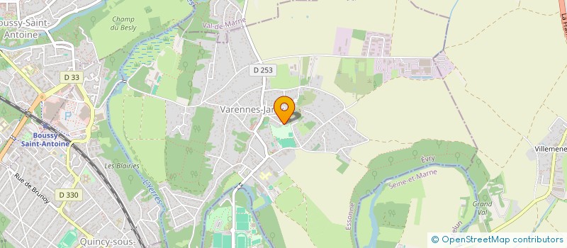 localisation de l'entreprise YLG INVEST  VARENNES-JARCY