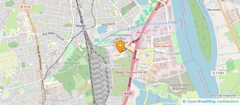 localisation de l'entreprise YLIADES à BEGLES