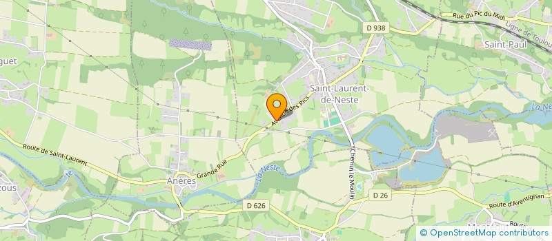 localisation de l'entreprise YLIES  SAINT-LAURENT-DE-NESTE