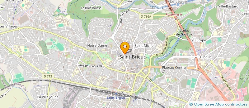 localisation de l'entreprise YLIES à SAINT-BRIEUC