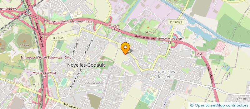 localisation de l'entreprise YLIKKA à COURCELLES-LES-LENS