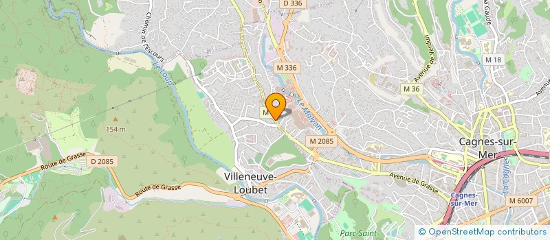 localisation de l'entreprise YLIMITED  VILLENEUVE-LOUBET