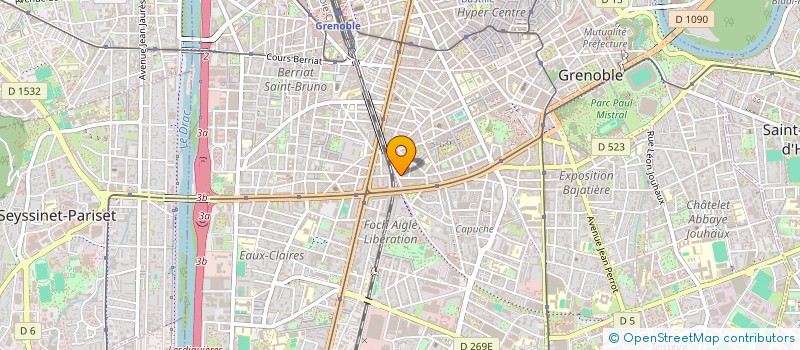 localisation de l'entreprise YLINK à GRENOBLE