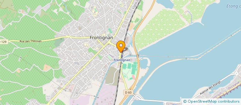 localisation de l'entreprise YLK à FRONTIGNAN