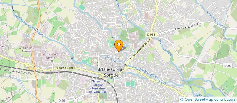 localisation de l'entreprise YLLA  L'ISLE-SUR-LA-SORGUE